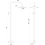 Душова колона Globus Lux ALPEN SB-BAR-0101