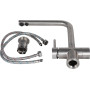 Змішувач для кухні Lidz Aria 24F-SFS (k35) LDARI020F1NKS43359 Nickel