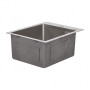 Мийка для кухні інтегрована Lidz Handmade H4050 (LDH4050BRU39258) Brushed Steel 3,0/1,0 мм