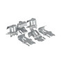 Мийка для кухні інтегрована Lidz Handmade H6350R Brushed Steel 3,0/1,0 мм