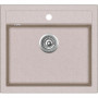 Кухонна мийка Aquasanita | Quadro SQQ100 | 565x510 | beige 110