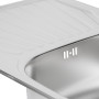 Кухонна мийка Lidz 7848 0,8 мм Micro Decor (LIDZ7848MDEC)