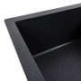 Гранітна мийка для кухні Platinum 7950 Selena матовый Карбон