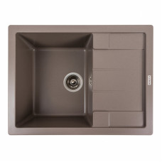 Гранітна мийка для кухні Platinum 6550 INTENSO матова Дюна