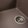 Гранітна мийка для кухні Platinum 6550 INTENSO матова Дюна