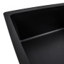Гранітна мийка для кухні Platinum 7850 ROMA матова Чорна