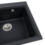 Гранітна мийка для кухні Platinum 5852 VESTA матовий Карбон