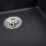 Гранітна мийка для кухні Platinum 5852 VESTA матовий Карбон