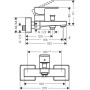 Змішувач для ванни Hansgrohe VERNIS SHAPE 71450000