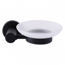 Мыльница Globus Lux BS8408 чорная матовая SUS304