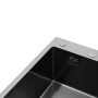 Кухонна мийка Kroner KRP Schwarze - 6350LHM PVD