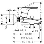Hansgrohe Focus змішувач для ванни 31940000